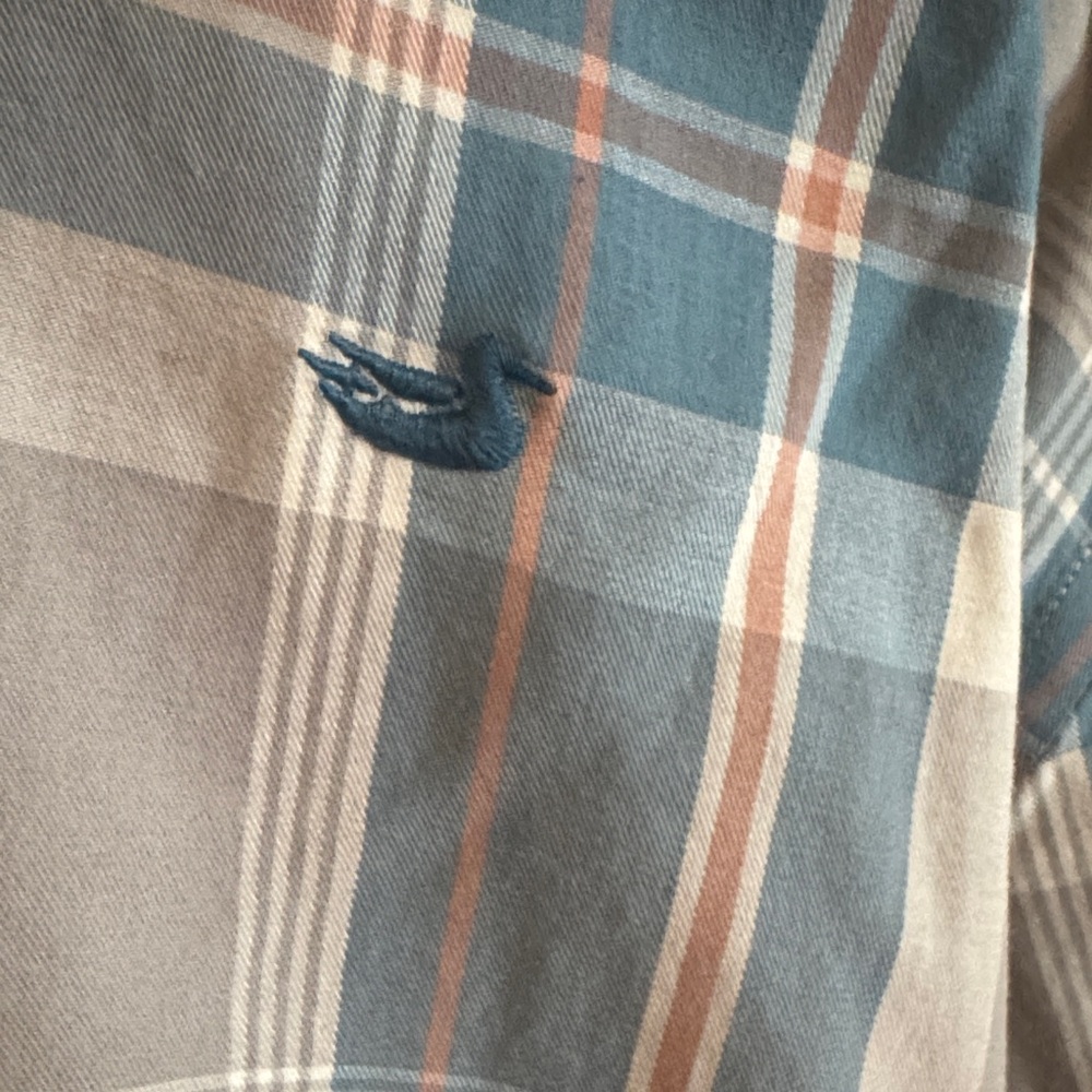 Southern Marsh Blue and Gray Checkered Shirt - Picture 2 of 4